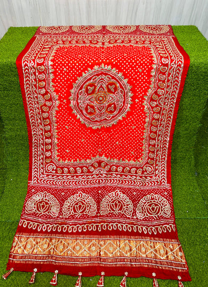 Bandhani dupatta gajji silk dupatta traditional dupatta