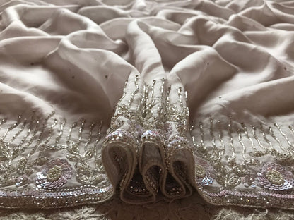 Aheli luxury premium organza saree