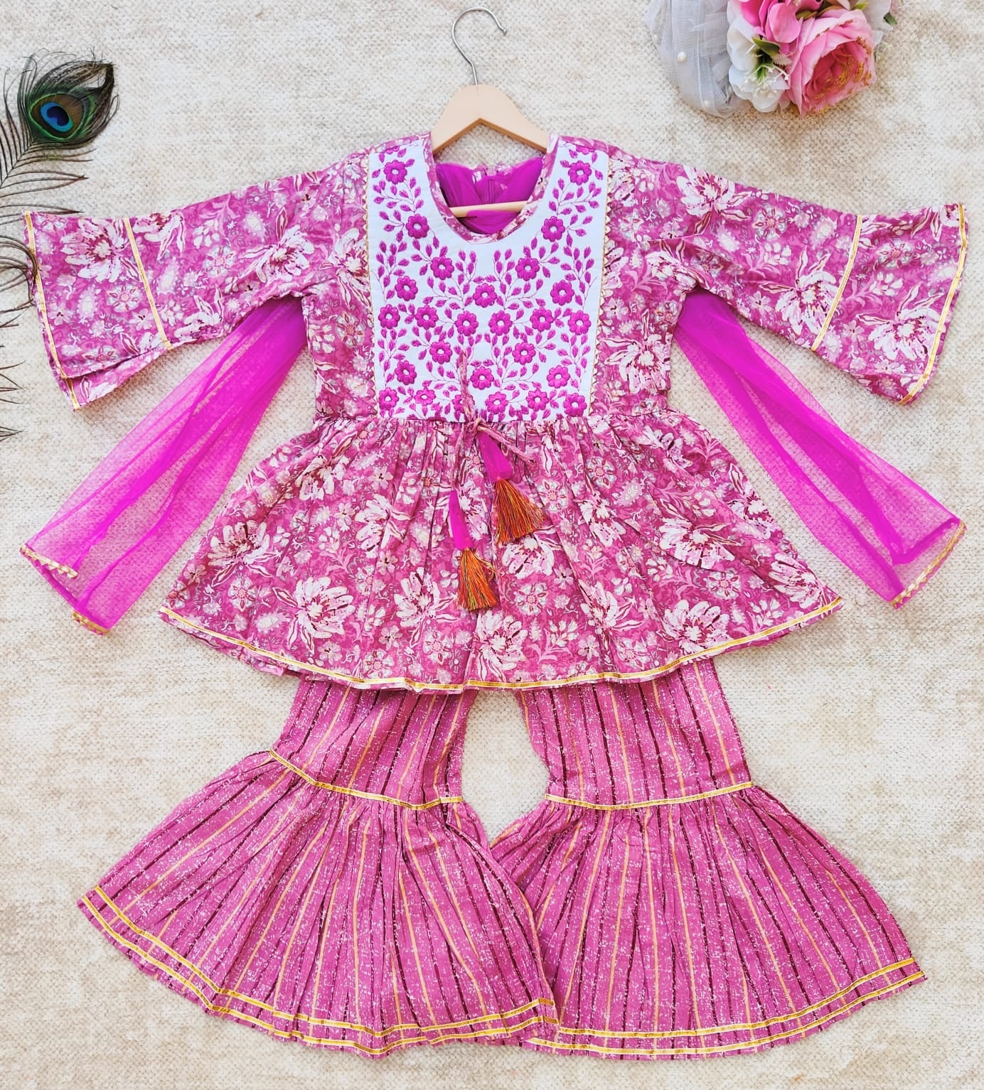 Pivi kurti gharara dress