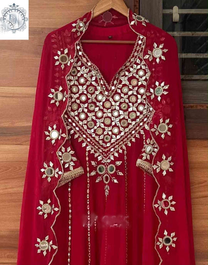 Anarkali dress gorgette stitched salwar suit Indian dresses