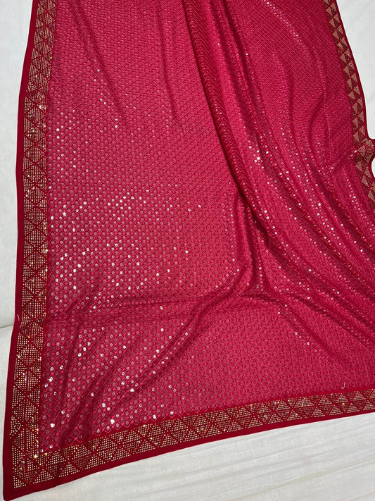 Nahima sequins partywear sarees