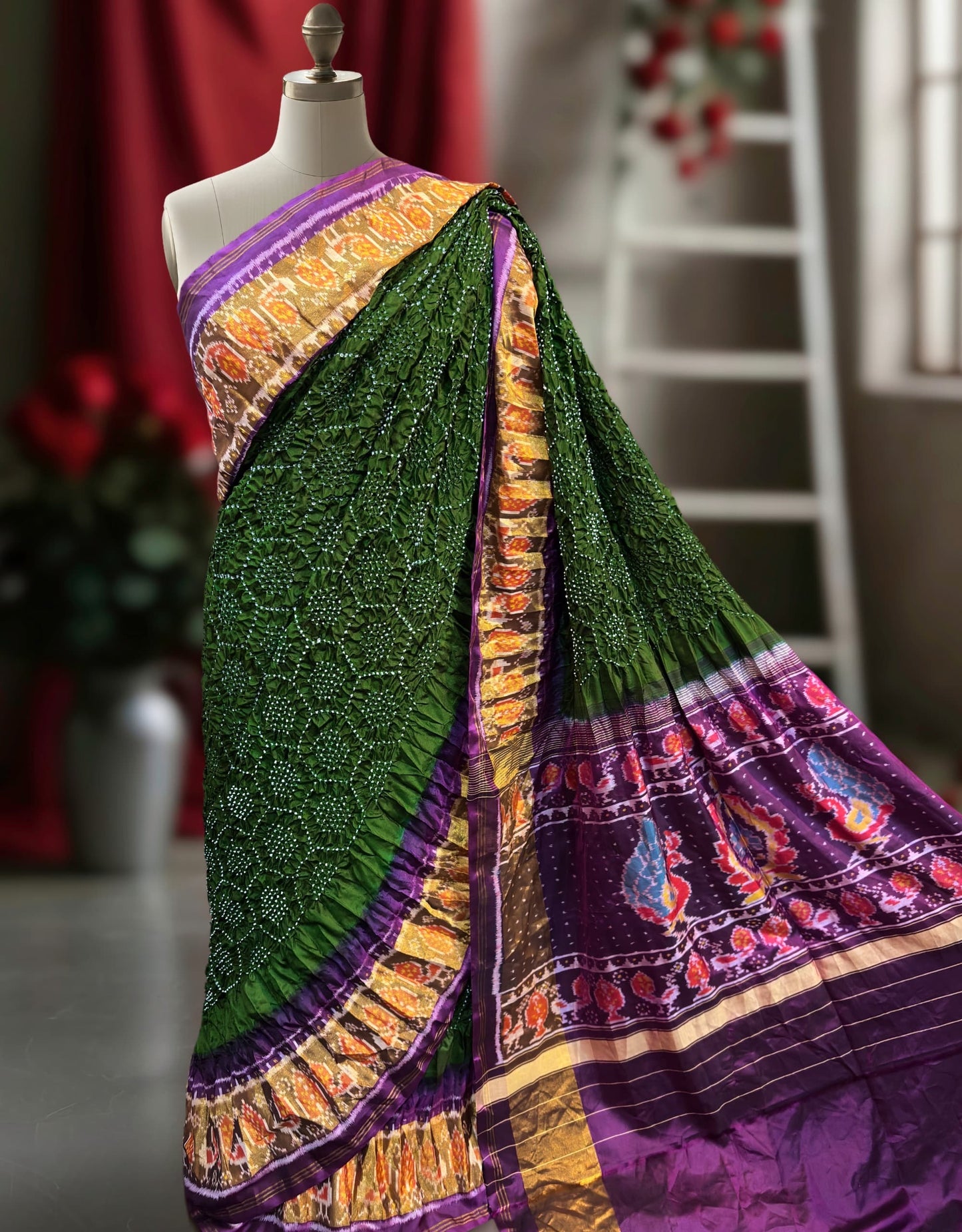 Ikkat Patola saree Indian sarees wedding sari blouse