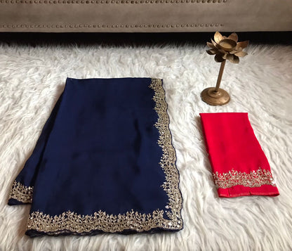 Mahisha Organza Saree Lovely Sari Women sari