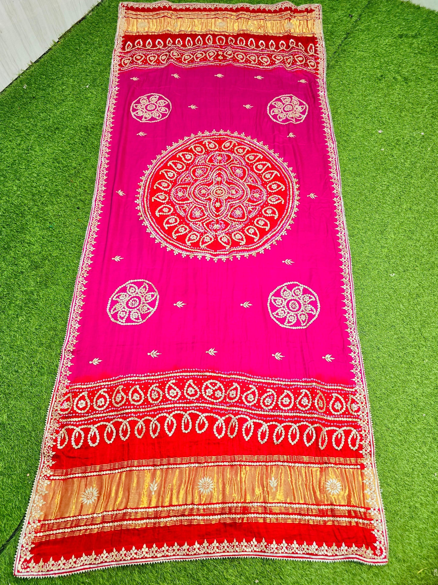 Pavika gajji silk dupatta elegant dupatta gottapatti dupatta