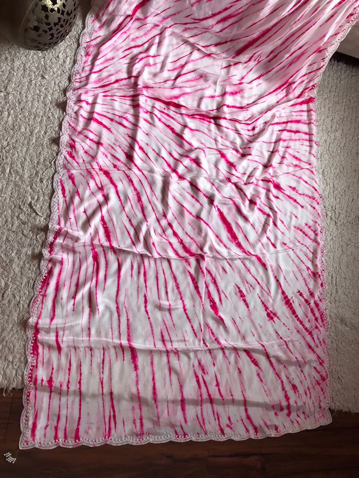 Shibori premium marble crepe silk sarees partywear sarees