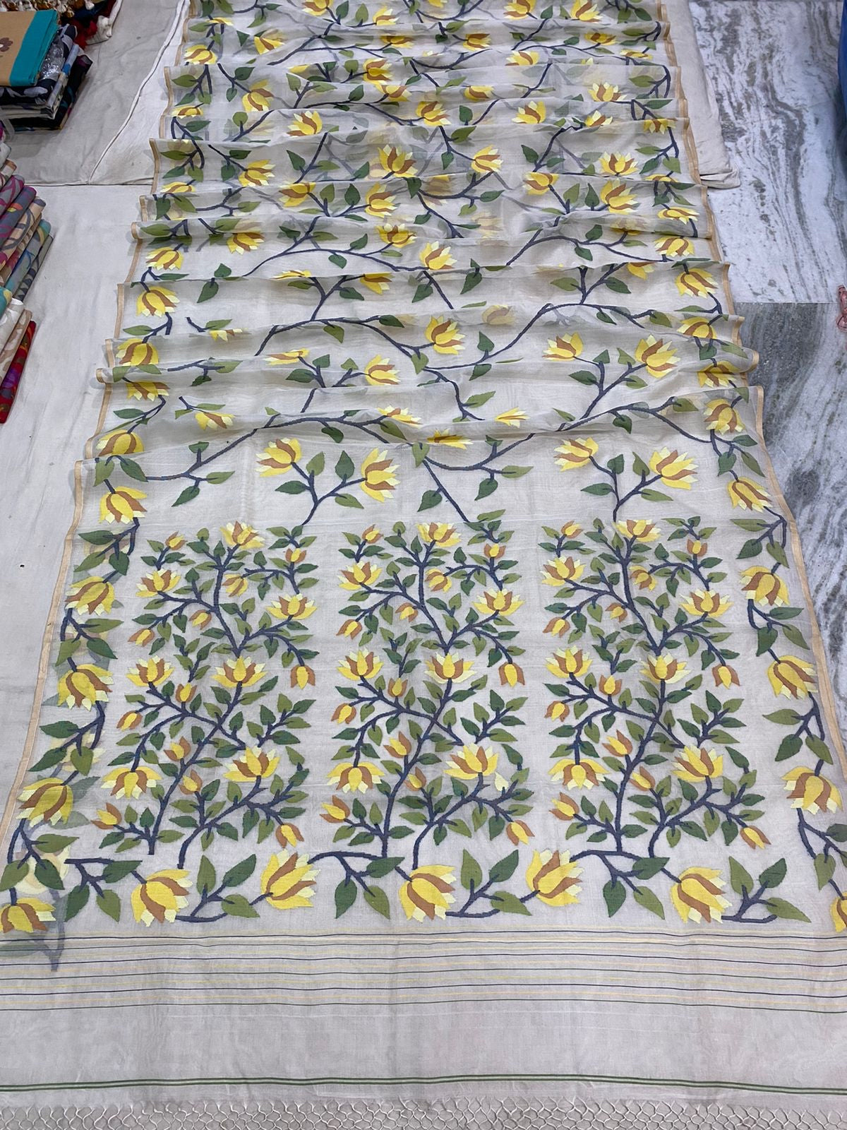 Balma tantuj Muslim jamdani saree