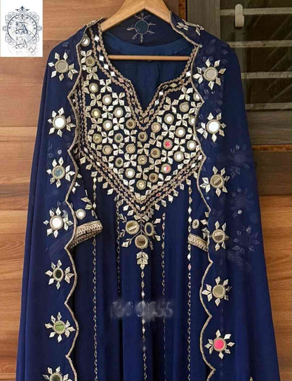 Anarkali dress gorgette stitched salwar suit Indian dresses