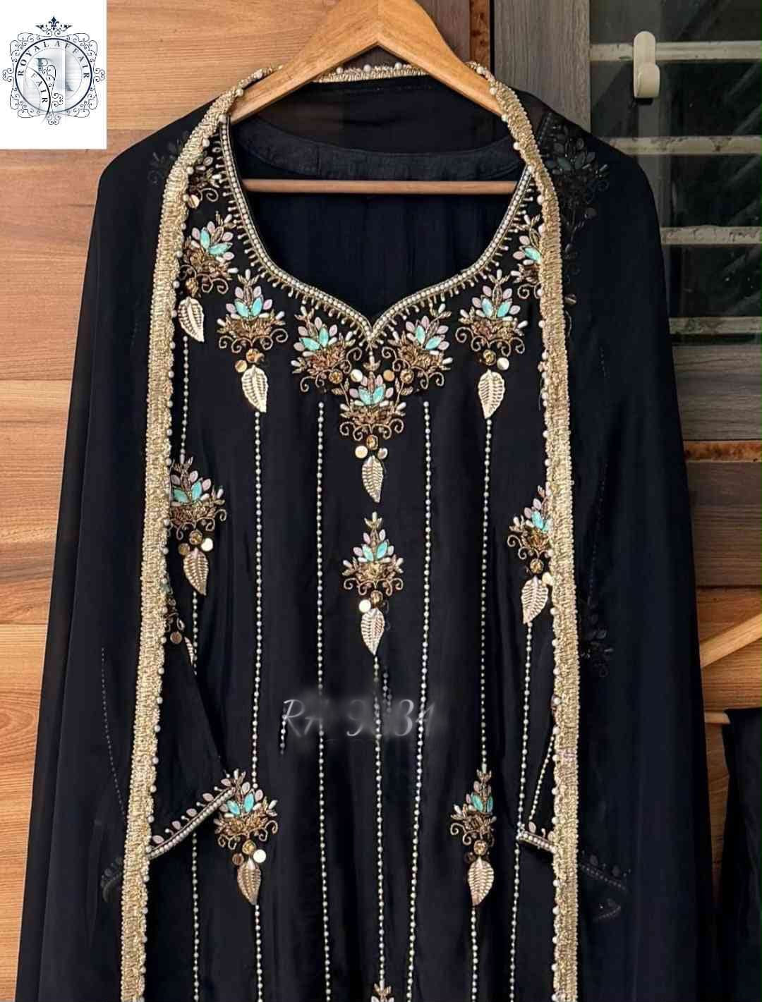 Russian silk stitched designer shirt dress