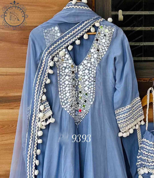 Anarkali dress cotton silk stitched dress women clothing