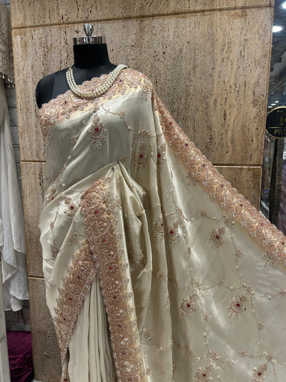 Silk Kanjeevaram saree handmade sari blouse Indian sarees