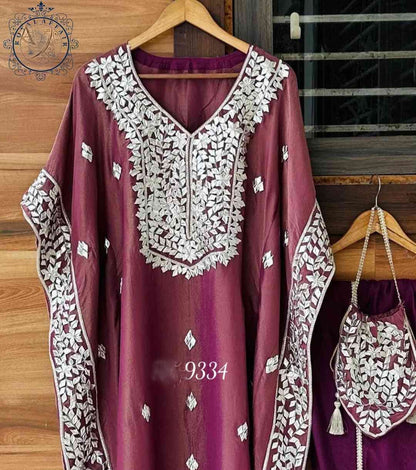 Anokhi kaftan set tissue kaftan set designer kaftan