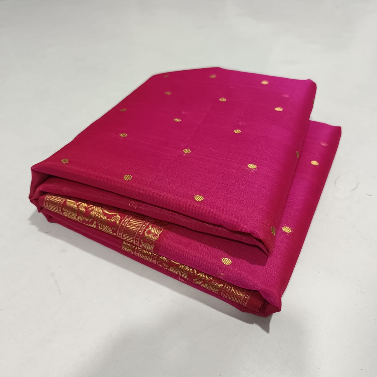 Pink Chanderi saree Indian sari blouse women sarees
