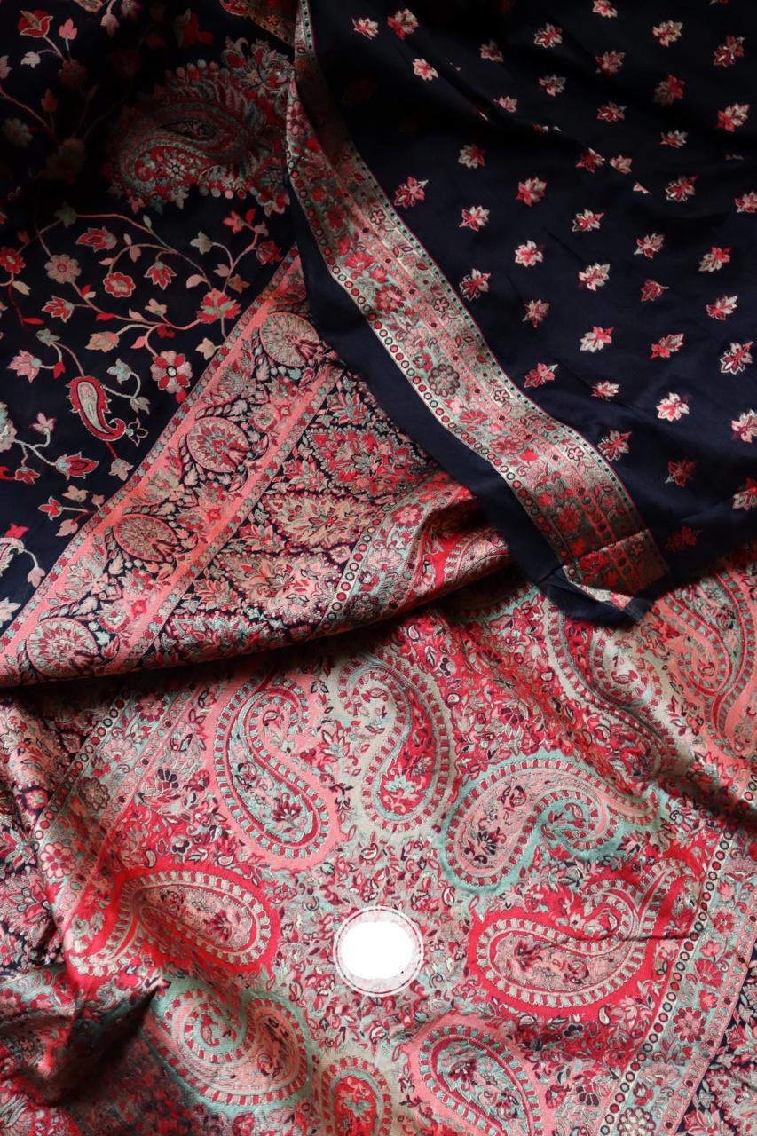 Kani Silk Floral Saree Woven Sari