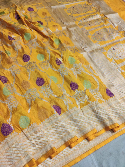 Exclusive Banarsi handloom Katan silk saree