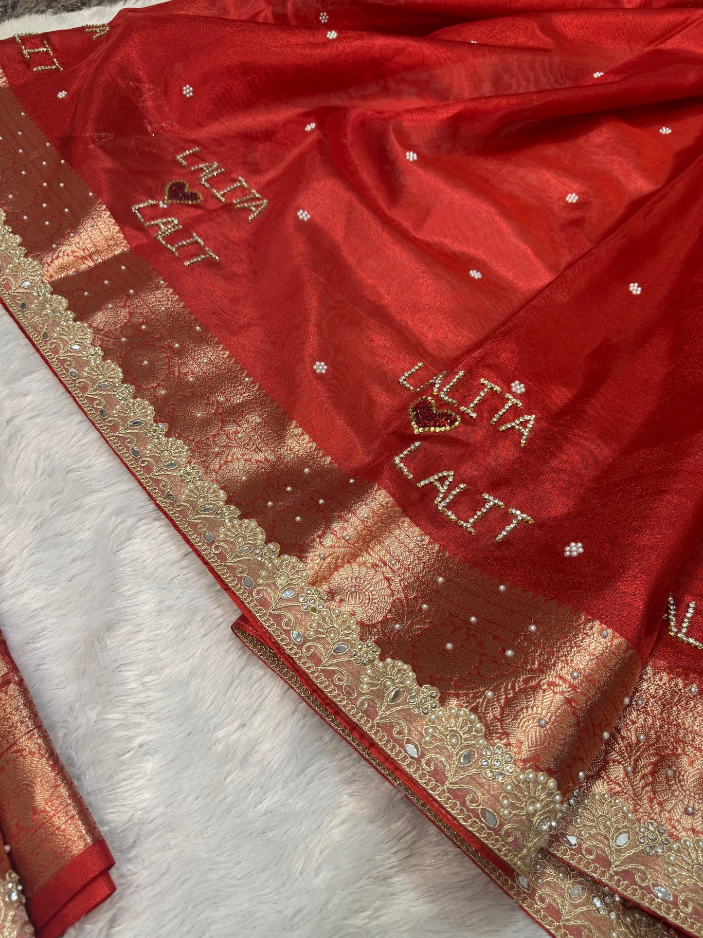 Suhaagan saree banarsi sari soft tissue saree blouse