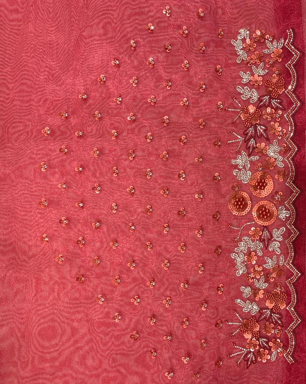 Venish Organza Saree Partywear sarees blouse