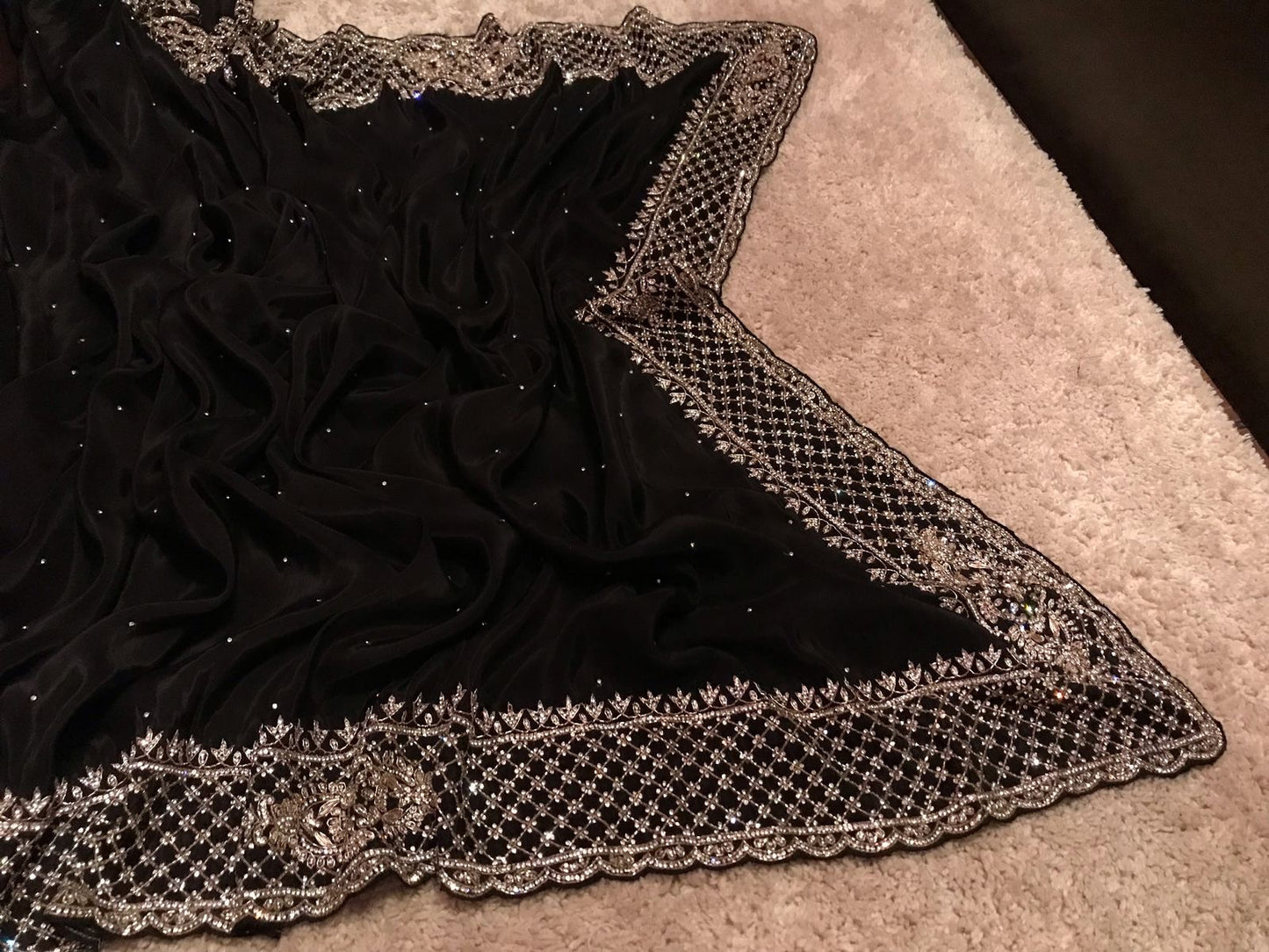 Lavisha Organza silk saree draping saree Beautiful sari blouse