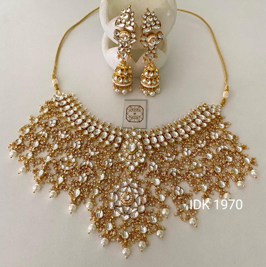 Noora pacchi Kundan Necklace set Indian jewellery wedding jewelry bridal jewelry