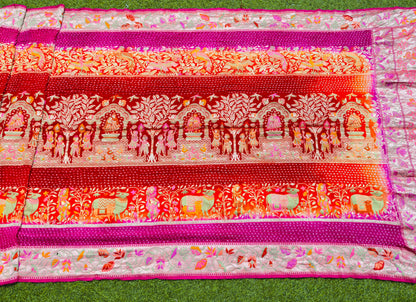 Banarsi Meenakari saree Indian wedding sari blouse