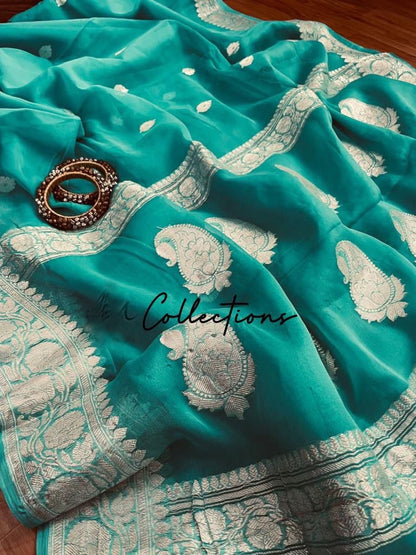Timara chiffon Banarsi sarees