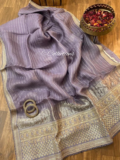 Malaiva organza silk saree Indian sari
