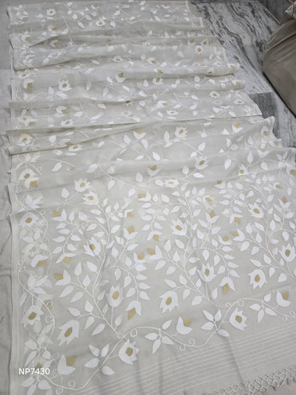 Orvik Jamdani saree tantuj saree blouse