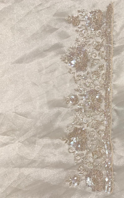 Ruhmani saree organza partywear sarees