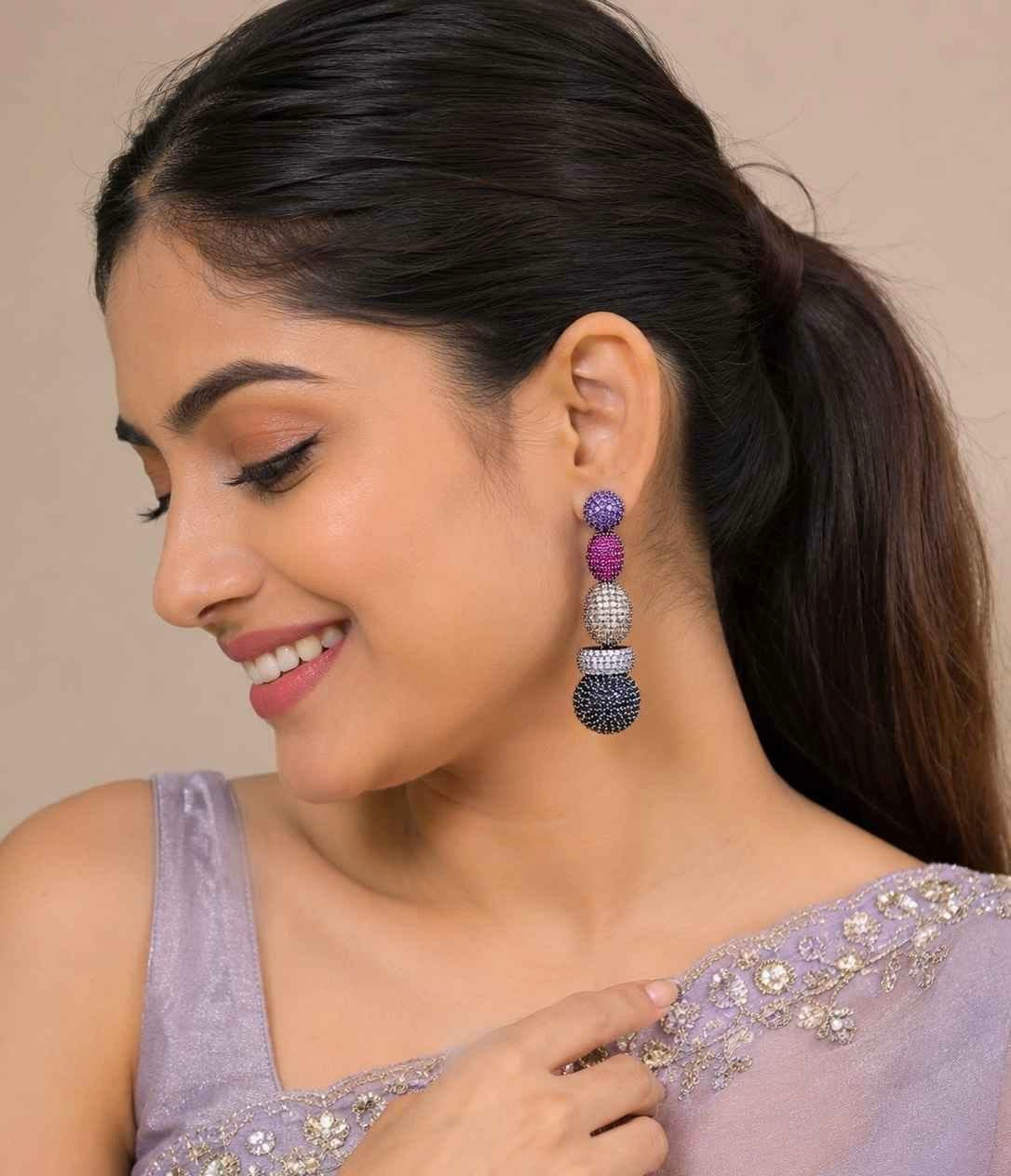 Women Partywear earrings cocktail earrings