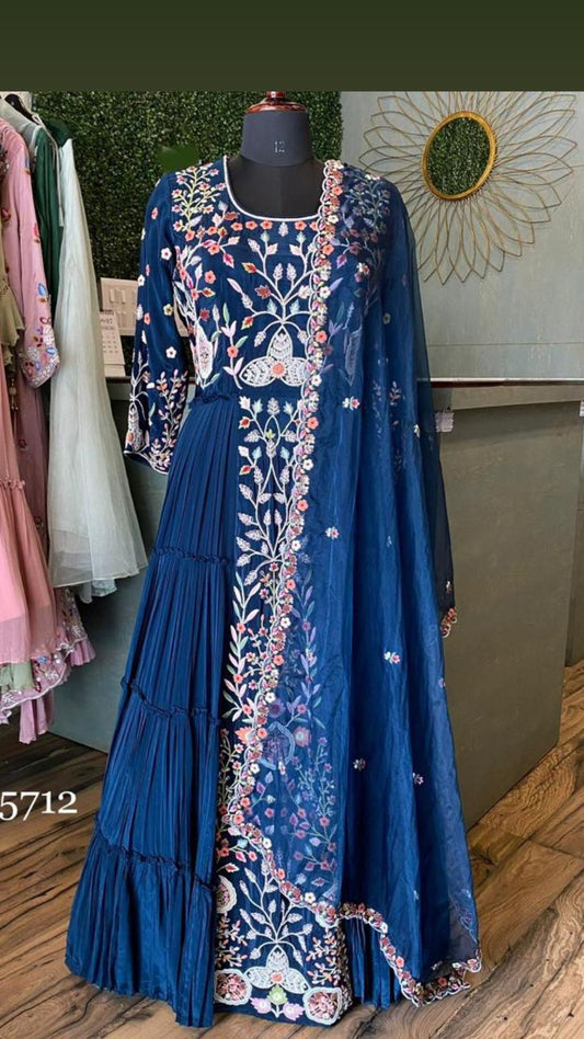 Anamika long indowestern partywear Dress