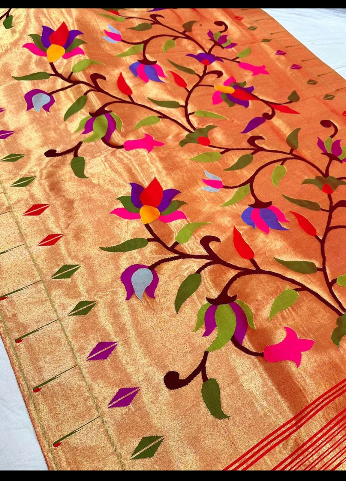 Vamika handmade paithani saree
