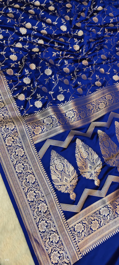 Khaddi banarsi saree handwoven sari blouse