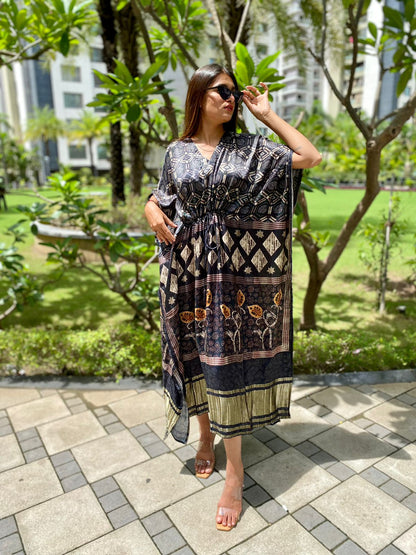 Labina premium gajji silk kaftan