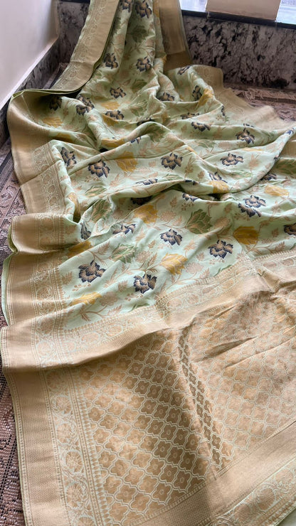 Monisha munga silk saree