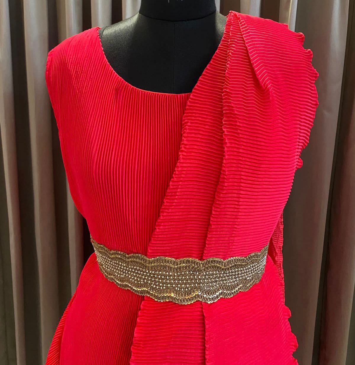 Red beauty hot indowestern dress