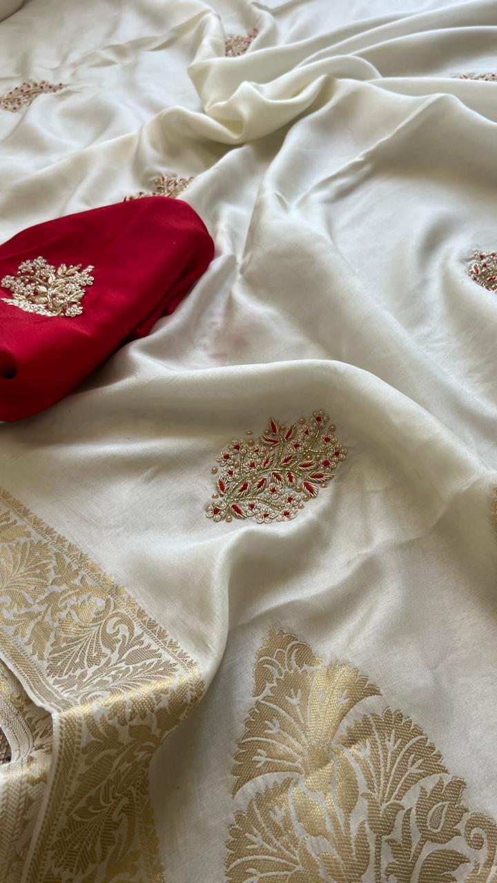 Sanisha moonga silk sarees Indian sari blouse women sarees