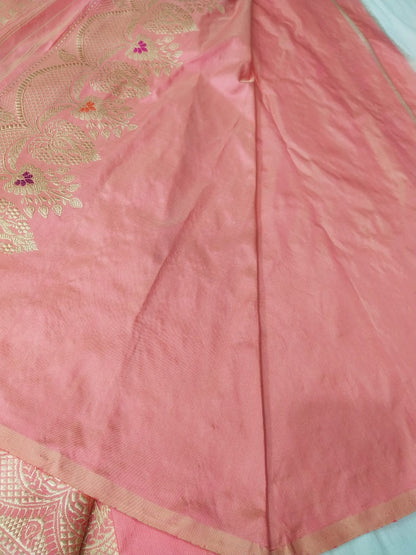 Ramisha Banarsi Katan silk rangkart saree