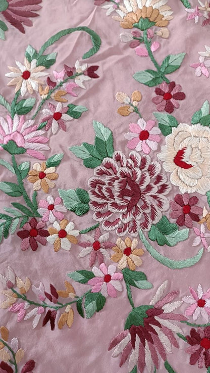 Kashmiri inspired Parsi Gara Saree