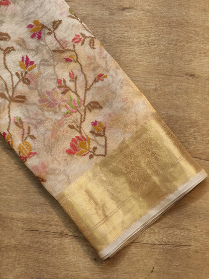 Miami tissue organza silk saree