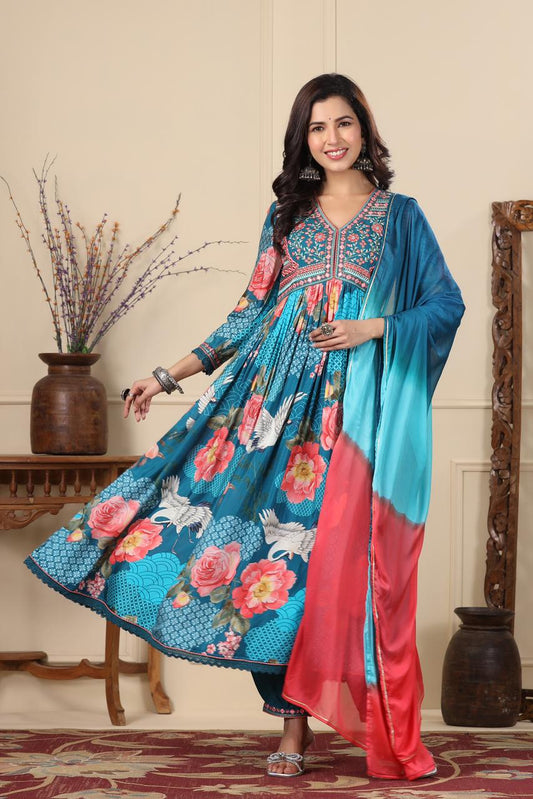 Alina Anarkali Pakistani inspired Indian suit