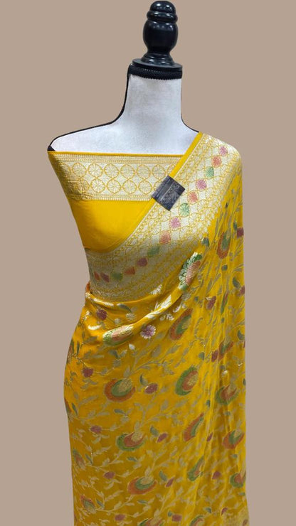 Labita khaddi gorgette saree Indian traditional sarees