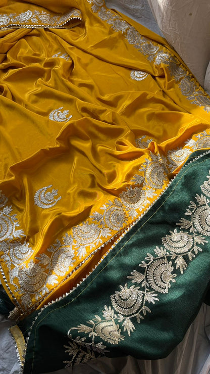 Gottapatti crepe saree