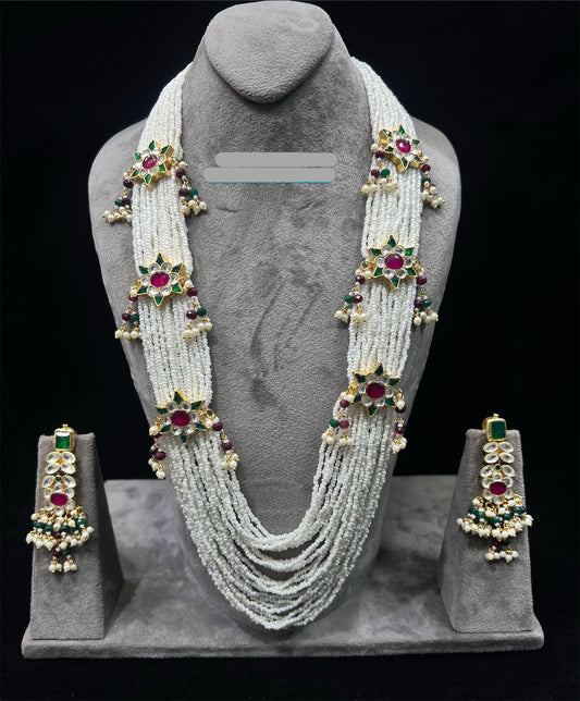 Hinaah pearl necklace set Indian necklace