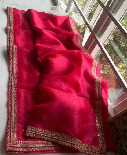 Valida organza beautiful saree
