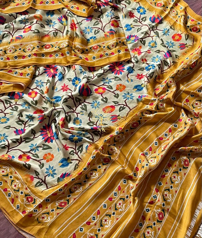 Arvanika Gajji silk saree