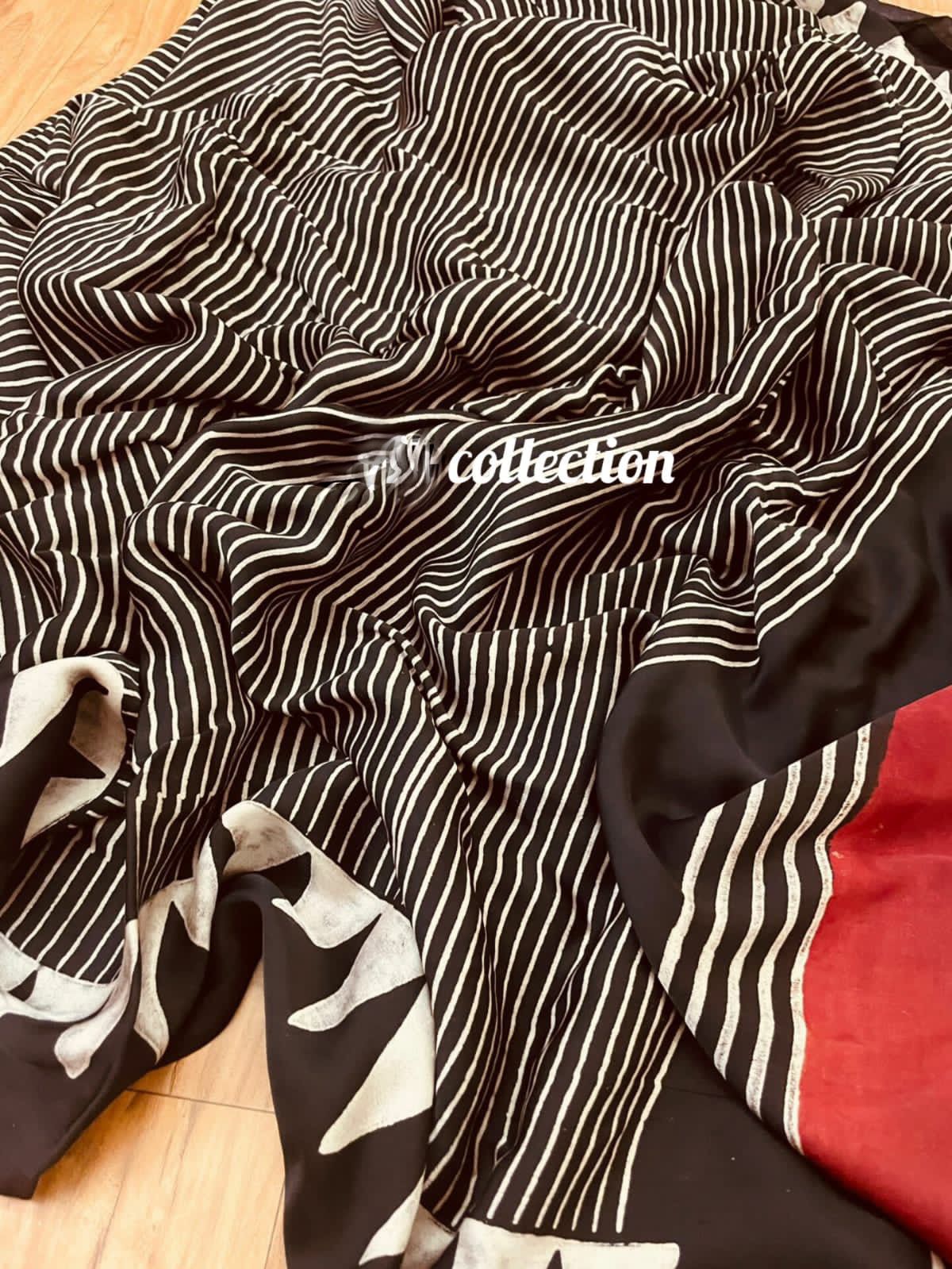 Ruhi ajrakh modal silk saree