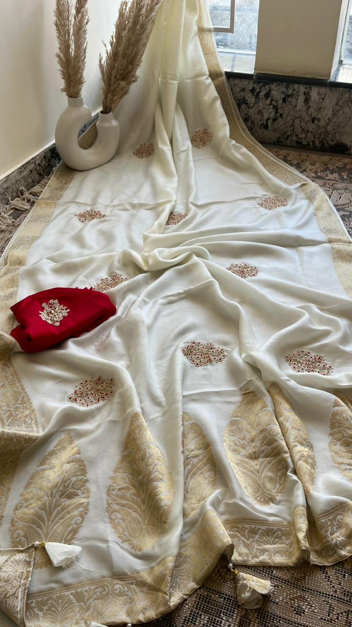 Sanisha moonga silk sarees Indian sari blouse women sarees