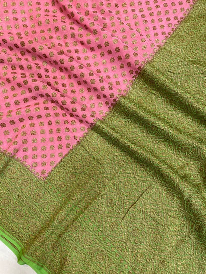 Aliva khaddi gorgette saree