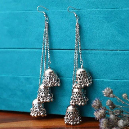 Alia hanging Jhumki earrings