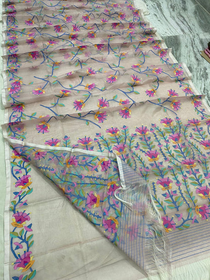 Lovika handwoven Muslim jamdani saree
