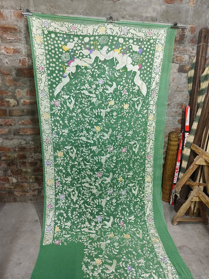 Hayat Parsi Gara saree wedding saree